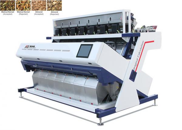 Cheap Belt Conveyor Feeding Cashew Color Sorter , Stable Advanced Sorting Machines for sale