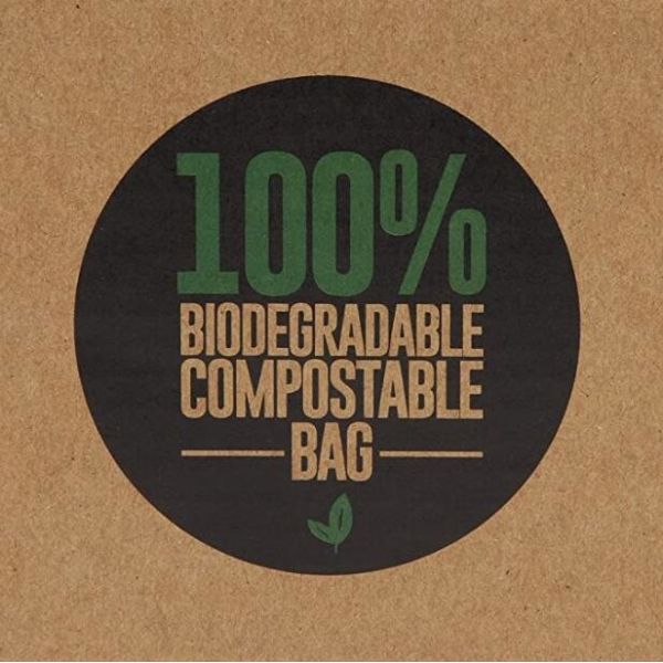 100% Environment Friendly Compostable Cornstarch Garbage Bags, GUARANTEED LOWEST PRICE! Eco-Friendly Plastic Bag, 100 %