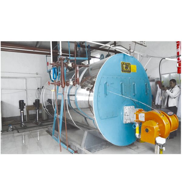 500kg Diesel Electric Gas Steam Boiler High Safety Level For Heating