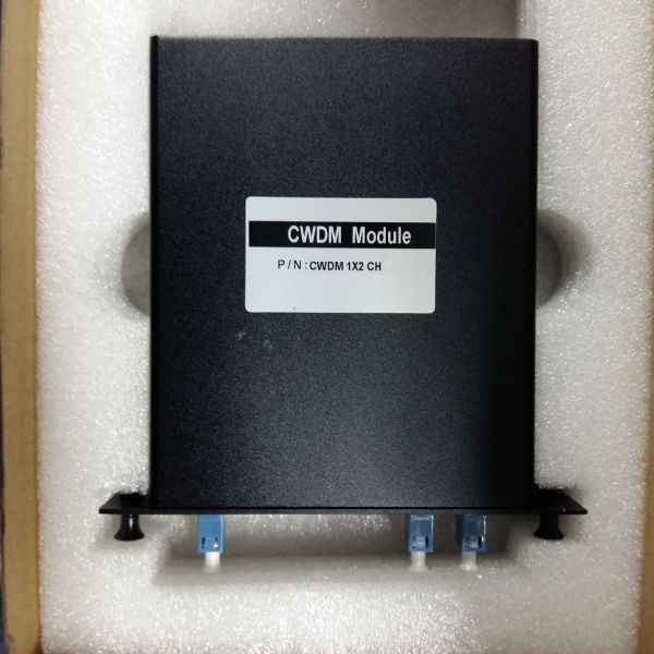 2 Wavelength Metro Network CWDM Add Drop Multiplexer