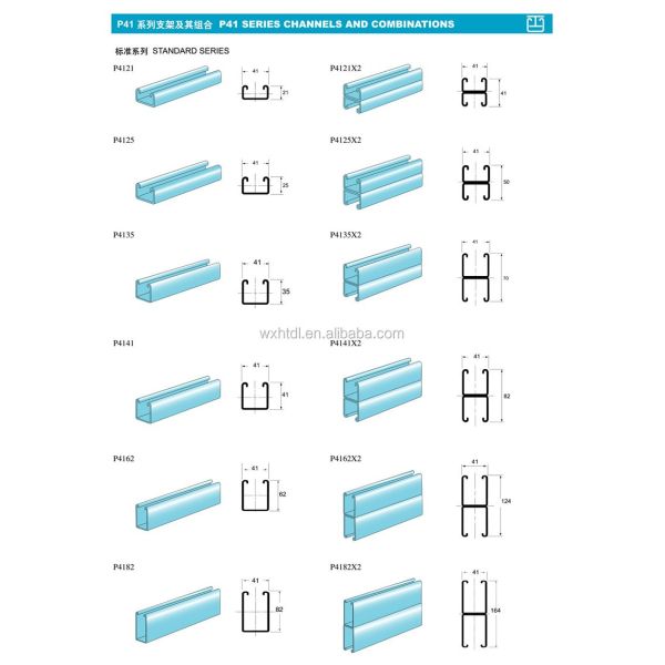 316 Stainless Steel Slotted Strut Channel