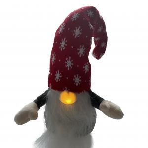 Quality 52cm 20.47 Inch Christmas LED Plush Toy Gnome Stuffed Animal Toy 3A Batteries wholesale