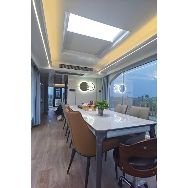 Modern Luxury Mobile Space Capsule House Green Steel House