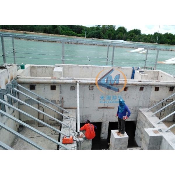 Fixed Type Wave Surf Pool 19x6m Thrilling For Adults Teenager