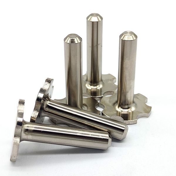 Silver Non Standard Screws Customized Cold Headed Parts 0.01mm Tolerance