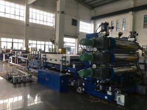 Quality Automatic PVC Roof Tile Extrusion Machine with Speed of 3-8m/min wholesale