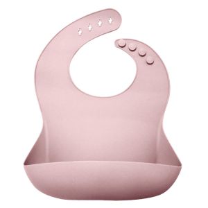 Antibacterial Toddler silicone scoop bib Waterproof Feeding Bibs With Crumb