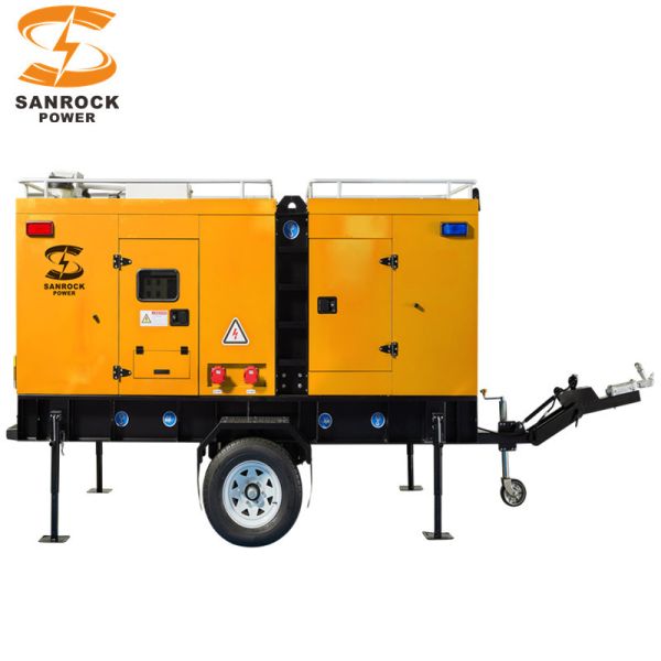 High Pressure Diesel Water Pump 50HZ Diesel Powered Water Pumps Portable Silent Pump