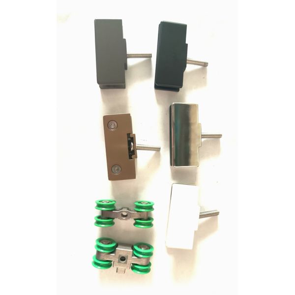 Shower Room Glass Door Clamp SUS304 Material Stainless Steel High Precision