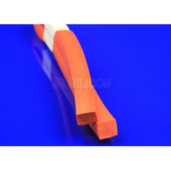 Silicone Solid Rubber Strip , Non Absorbent Window Foam Insulation Strips