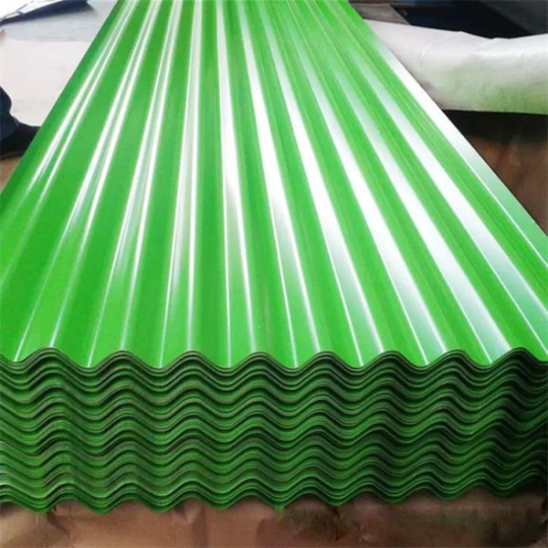 SGCH DX51D Tole Zinc Galvanized Corrugated Steel Metal PPGI Steel Sheet Roofing Sheet For Construction