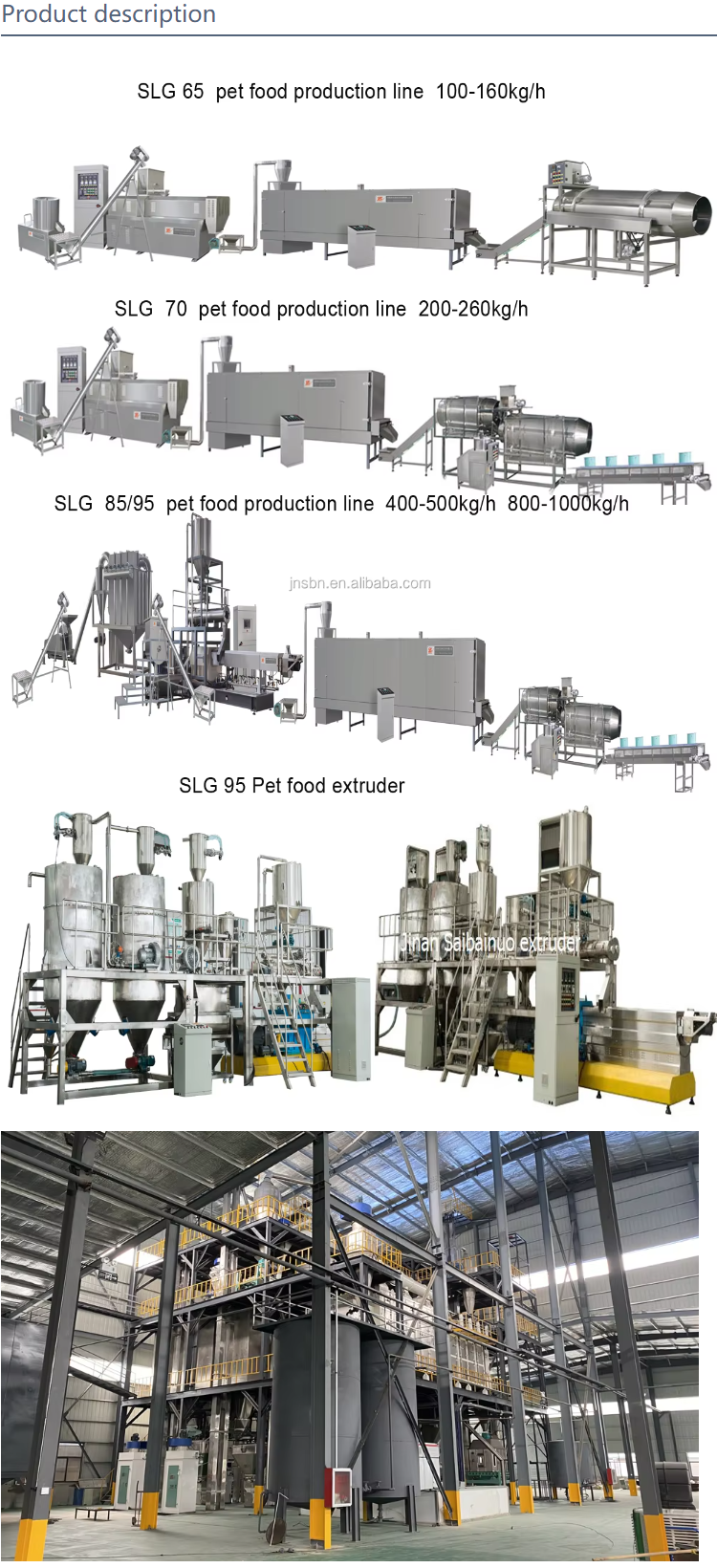 Full Production Line Dry Dog Pet Food Making Processing Machine