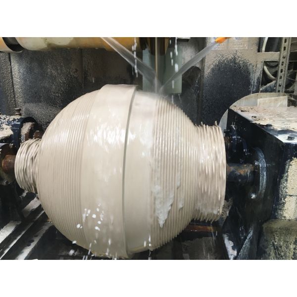 Precision Two Pcs Metal Column Cutting Machine For Roadblock, Pillar