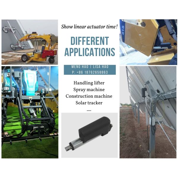 12Volt progressive industrial linear actuator ip66 400mm travel 6500n load, ball screw actuator