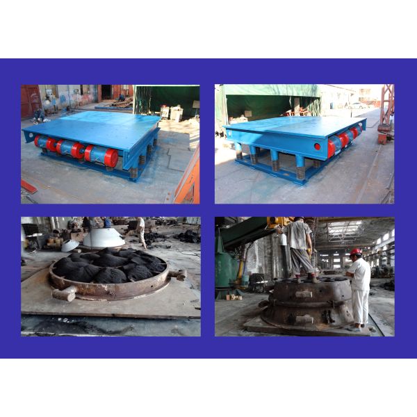 Vibration Shaker Testing Device Table For Concrete Moulds , Long Life Time