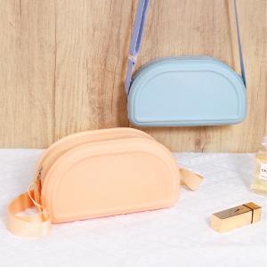 Quality Reusable Harmless Silicone Cosmetic Case , Waterproof Silicone Makeup Pouch wholesale