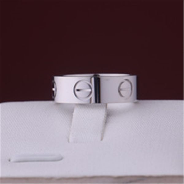 Luxury Brand Jewelry Love Ring In 18K White Gold B4084700