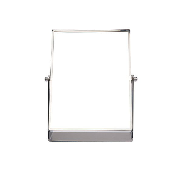 Compact Jewelry Store Mirror Single Sides For Desktop Zinc Alloy Finishing