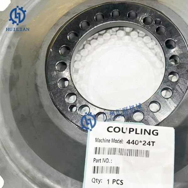 Air Compressor Rubber Parts 440-24T 440*24T Rubber Coupling 1615622900 Coupling NV 430 Disc Coupler for Construction Machinery