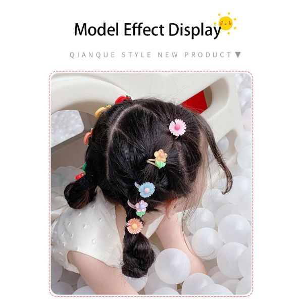 Kids Baby Girl Childrens Hair Set Fruit Hair Tie Animal Headbands 6.5cm