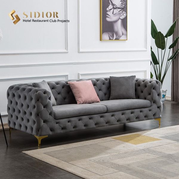Hot Sell sofa, Top Quality Sofa, Lobby Sofa, Hotel Sofa, PU Leather Sofa, High Density Foam, Stainless Steel Base