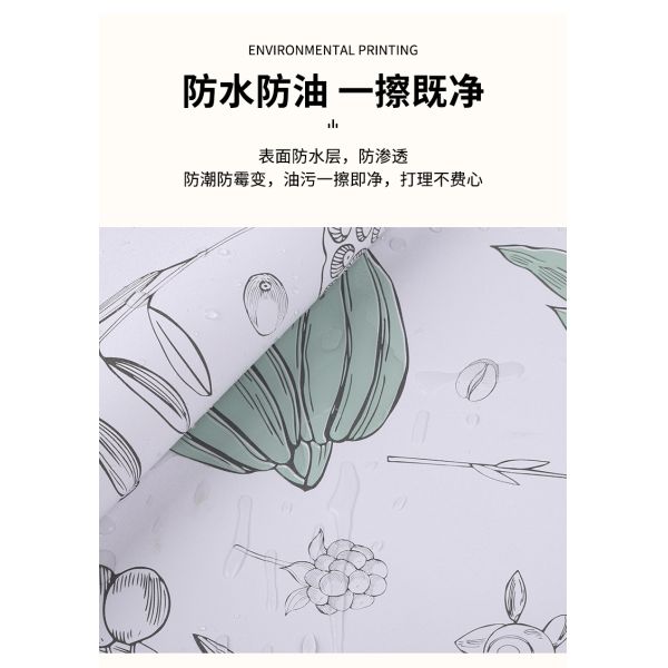 Home Decoration Floral Peel And Stick Wallpaper Glossy Floral Adhesive Contact Paper