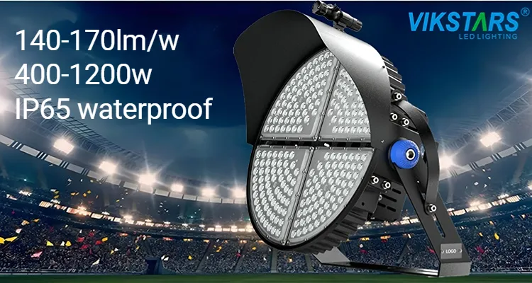 SMD3030 LED Stadium Floodlights IP65 Waterproof 1200w Sports Lighting