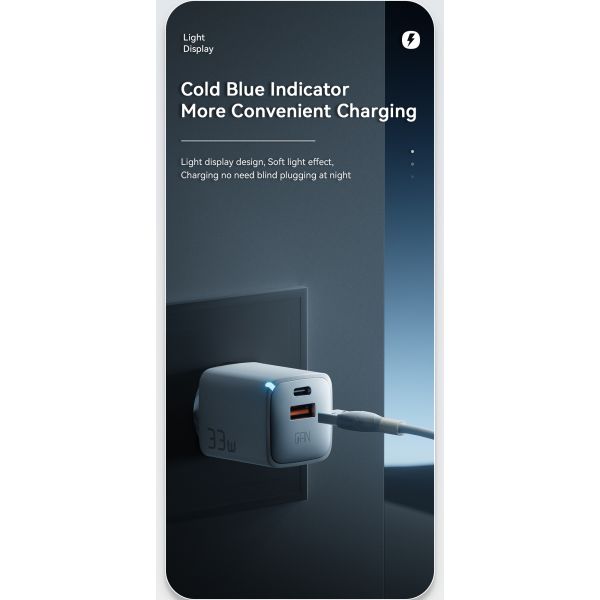 Essager 33W PD QC USB Type-C Fast Charging mobile phone wall charger
