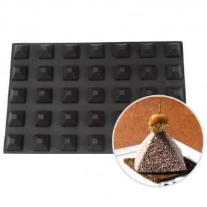 Quality Pyramid Shape Silicone Baking Molds Commercial Bakery Equipment OEM ODM wholesale