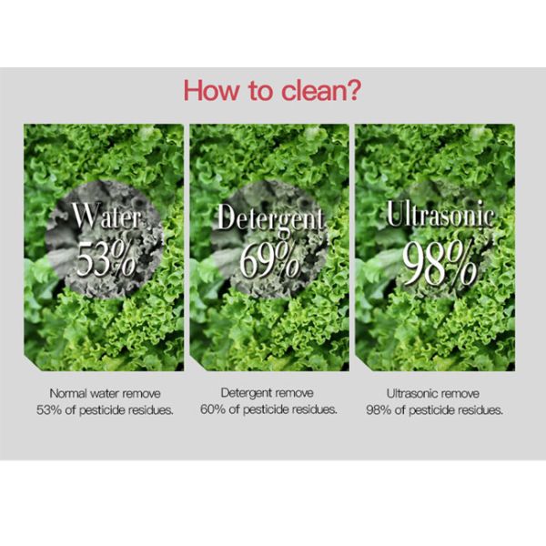 Household Ozone Fruit Vegetable Washer Pesticides Removing Easy Operating