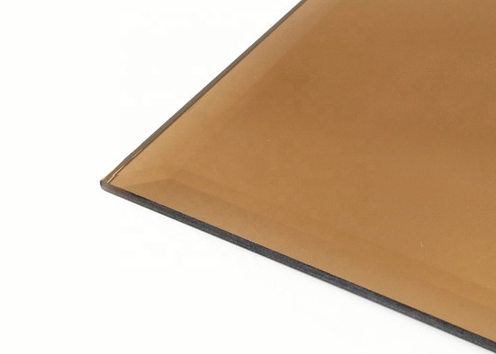 Highly Durable Bronze Tinted Glass For Decorative Easy Processing / Installation