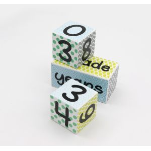 Custom Baby Wooden Milestone Blocks DIY Big Wooden Block