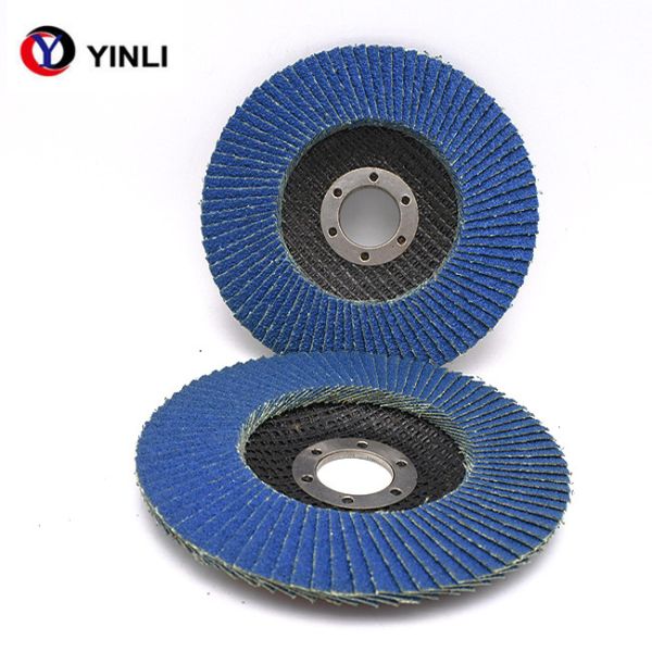 Abrasive 5 Inch Flap Discs 115x22mm 125x22mm Fiberglass Backing
