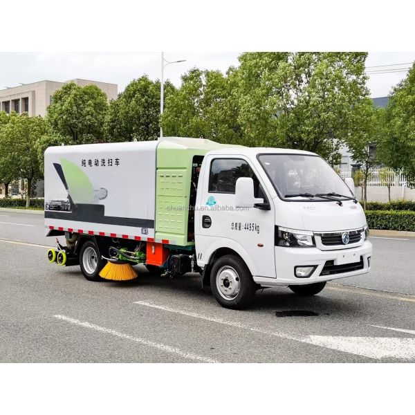 Pure Electric Road Sweeper Truck 4x2 Street Vacuum Cleaner for Eco-Friendly Cleaning