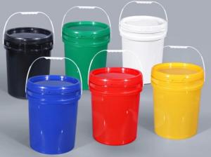China Bpa Free 5 Gallon Plastic Buckets Height 14.5 Inches UV Resistant on sale