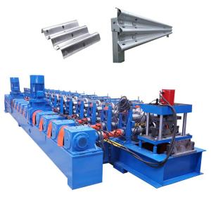 Quality SGS Highway Guard Rail Two Wave Or W Beam Roll Forming Machine 12m/Min wholesale
