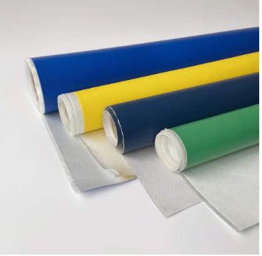 Colorful Liquid Silicone Rubber Coating High Temperature High Temp Silicone Coated Fiberglass Fagbric