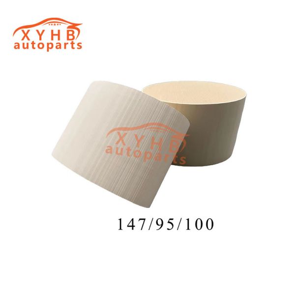 Ceramic Carrier High-Quality Oval Three-Way Catalytic Filter Element Euro 1-5 Model: 147*95*100