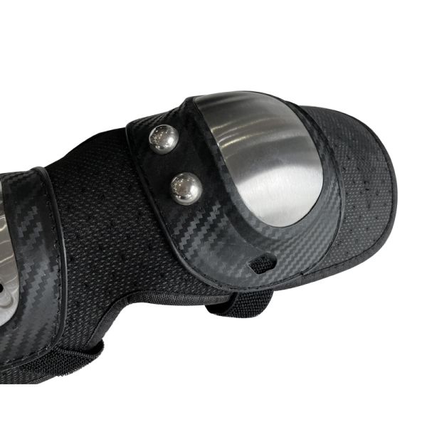 Customized Colors Motorcycle Riding Stainless Steel Protective Gear Knee Elbow Pads