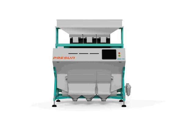 Cheap High Output 3 Chutes Color Sorter Online Ccd Factory Rice Color Sorter Machine Wheat Rice Optical Infared Sorting Mach for sale