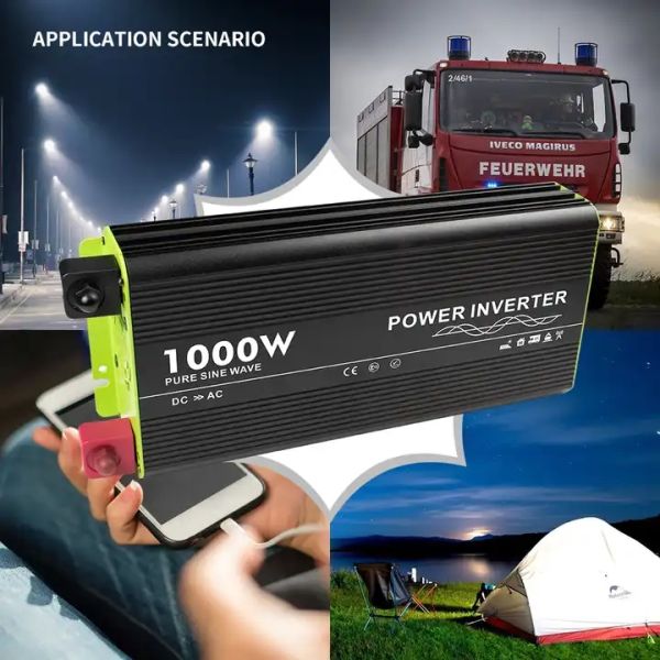 Power Inverter Hybrid New Power Inverter 1500W Pure Sine Wave Need To Co Pure Sine Wave Power Inverter 12V/24V/48V Dc