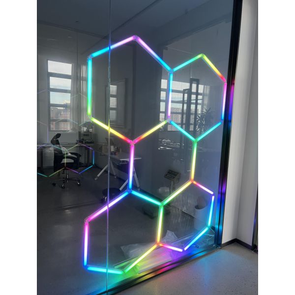 LED Hexagon Light Super Brightness DIY For Garage, Fitness Room