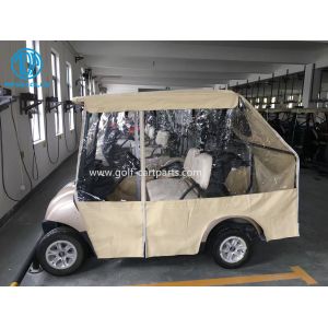 Quality LVTONG A627 4 Seater Golf Cart Waterproof Beige Rain Cover wholesale