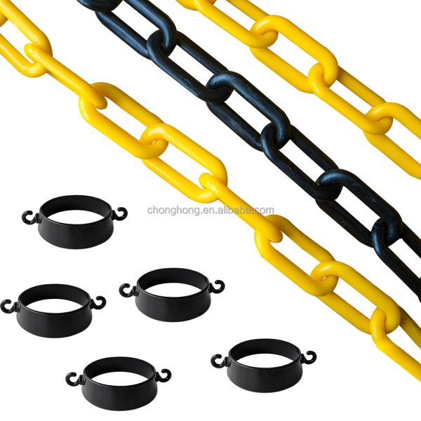 PE Material Anti-UV Plastic Link Chain with 500 Meters MOQ for Roadway Safety
