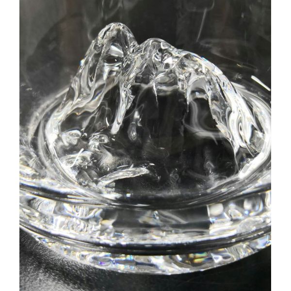 14 Oz Whiskey Glasses With Creative Ice Montain Bottom