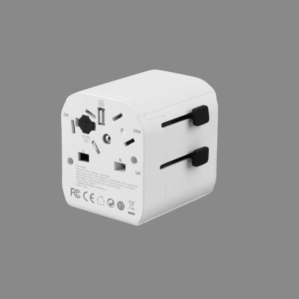 Universal Travel Power Adapter Worldwide USB A USB C Wall Charger For USA EU UK