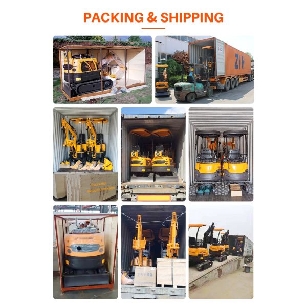 1.5 Tonne 5 Ton Excavator Mini Road Roller Compactor 4 Tonne Excavator