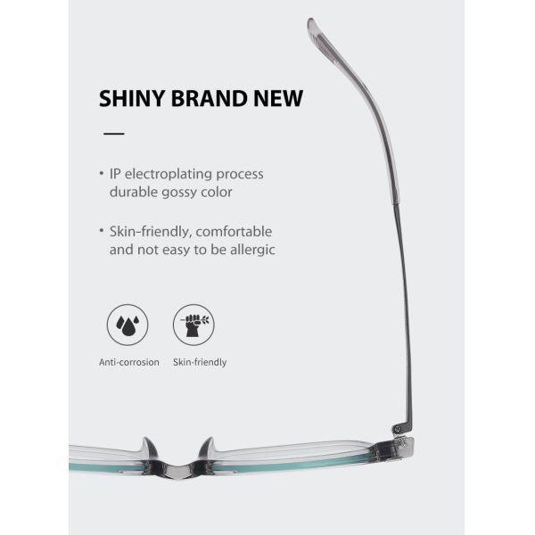 TR+ Titanium Alloy Combination Glasses For Men And Women 4 Colors