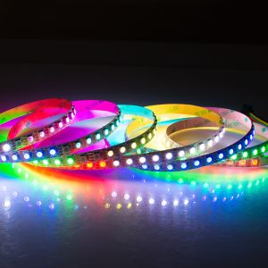 China DC12V Individual Pixel LC8808B Dual Signal Flexible LED Strip Light on sale