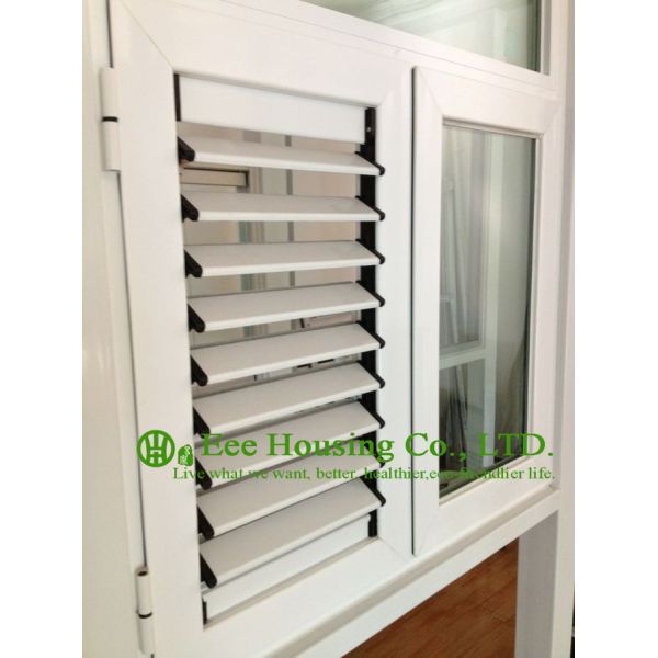Adjustable aluminum shutter, louver blade shutter window / aluminum louver shutter design